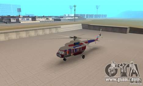 MI-17 civil (English) for GTA San Andreas