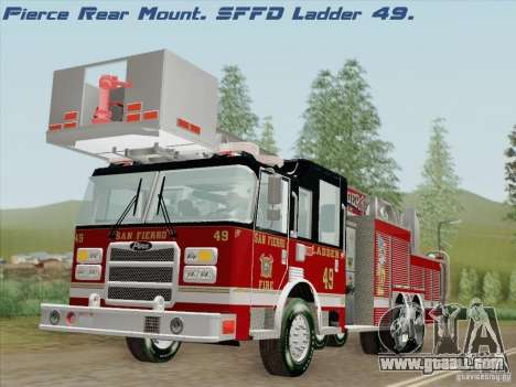 Pierce Rear Mount SFFD Ladder 49 for GTA San Andreas