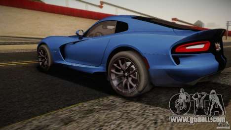 Dodge Viper GTS 2013 for GTA San Andreas