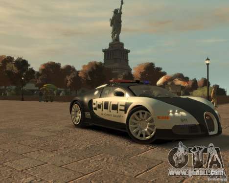 Bugatti Veyron Police [EPM] for GTA 4