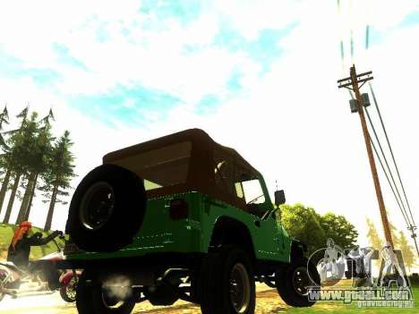 Jeep Wrangler Convertible for GTA San Andreas