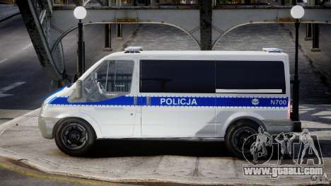 Ford Transit Polish Police [ELS] for GTA 4