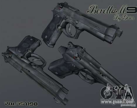 Beretta M9 for GTA San Andreas