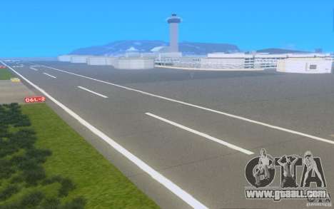 Concrete roads of Los Santos Beta for GTA San Andreas