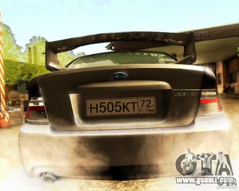 Subaru Legacy 3.0 R tuning for GTA San Andreas