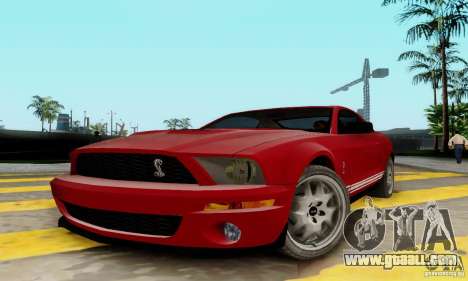 Ford Shelby GT500 for GTA San Andreas