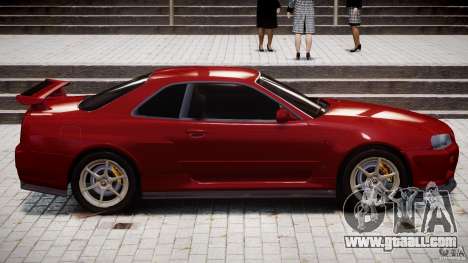 Nissan Skyline GT-R 34 V-Spec for GTA 4