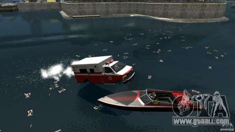 Ambulance boat for GTA 4