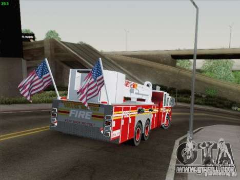 Seagrave Marauder. F.D.N.Y. Tower Ladder 186 for GTA San Andreas