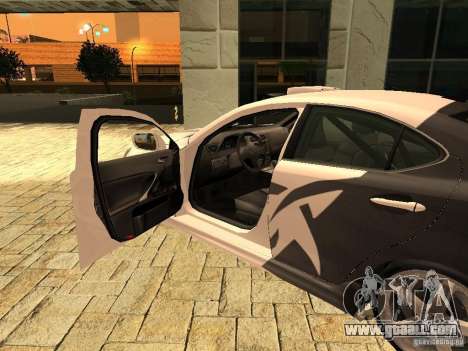 Lexus IS 350 for GTA San Andreas