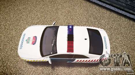 Audi S5 Hungarian Police Car white body for GTA 4