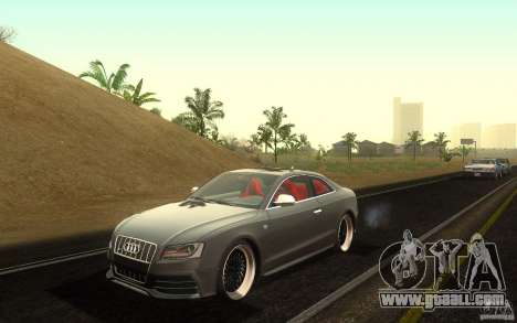 Audi S5 Black Edition for GTA San Andreas