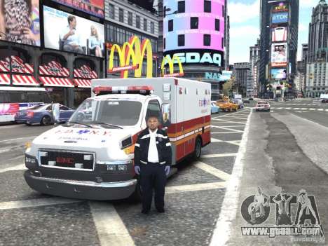 GMC C4500 Ambulance [ELS] for GTA 4