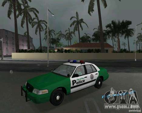 Ford Crown Victoria 2003 Police for GTA Vice City