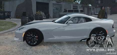 Dodge Viper SRT GTS 2013 for GTA 4