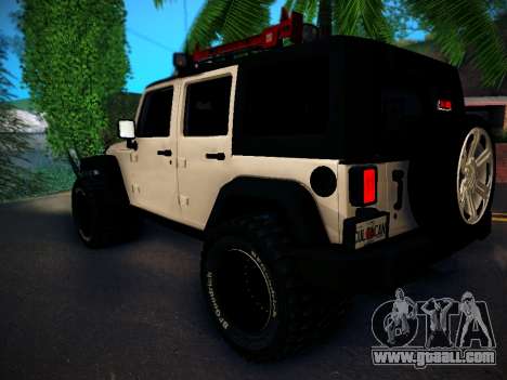 Jeep Wrangler 4x4 for GTA San Andreas