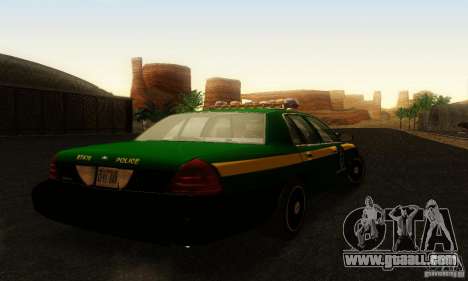 Ford Crown Victoria Vermont Police for GTA San Andreas