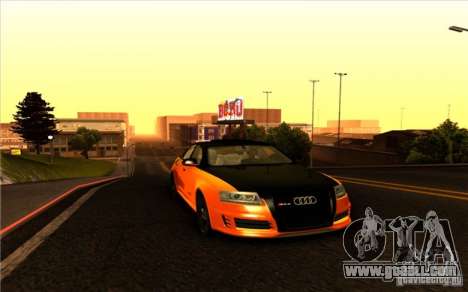 Audi RS6 Black Edition for GTA San Andreas