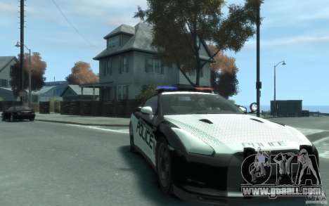 Nissan GT-R R35 Police for GTA 4