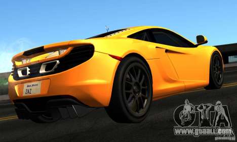 McLaren MP4-12C TT Black Revel for GTA San Andreas