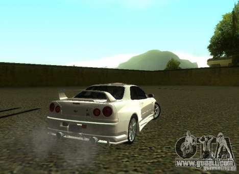 Nissan Skyline GTR-34 for GTA San Andreas