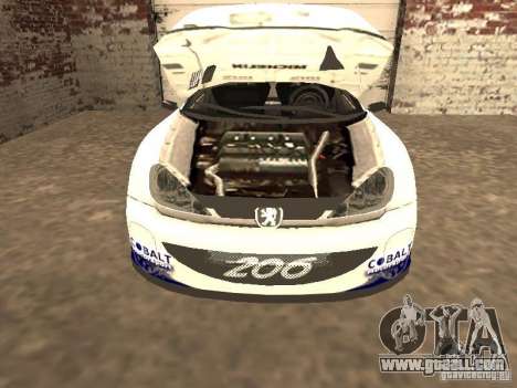 Peugeot 206 WRC from Richard Burns Rally for GTA San Andreas
