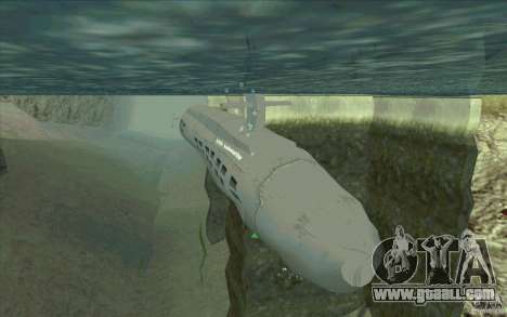 USS Submarine Beta for GTA San Andreas