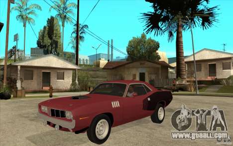 Plymouth Cuda 426 for GTA San Andreas