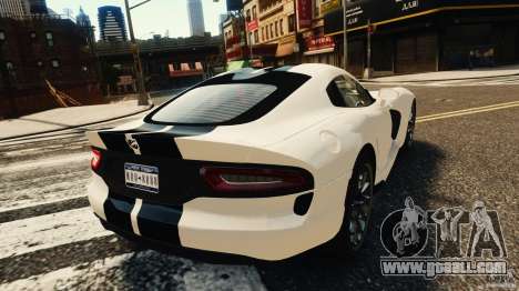 Dodge Viper GTS 2013 for GTA 4