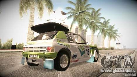 Peugeot 205 T16 for GTA San Andreas