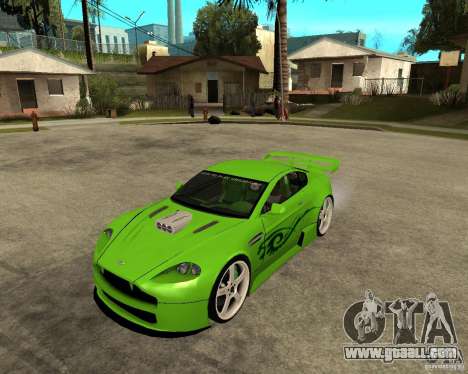 Aston Martin Vantage V8 - Green SHARK TUNING! for GTA San Andreas