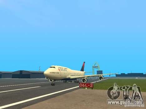 Boeing 747-400 Delta Airlines for GTA San Andreas