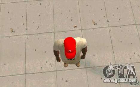 Newyorkyankiys Cap Red for GTA San Andreas
