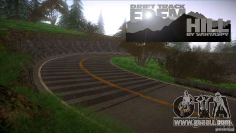 Edem Hill Drift Track for GTA San Andreas