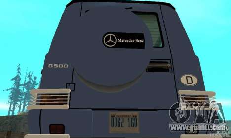 Mercedes-Benz G500 1999 Short [with kangoo v2] for GTA San Andreas