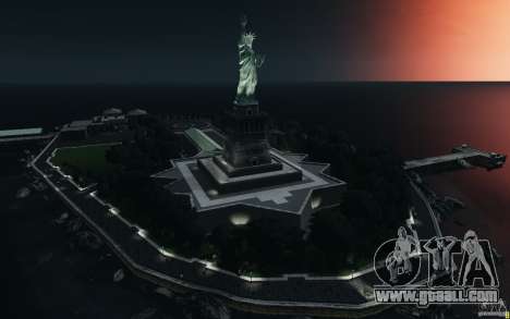 Menu and boot screens of Liberty City in GTA 4 for GTA San Andreas