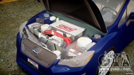 Subaru Impreza Sedan 2012 for GTA 4