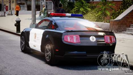 Ford Mustang V6 2010 Police v1.0 for GTA 4