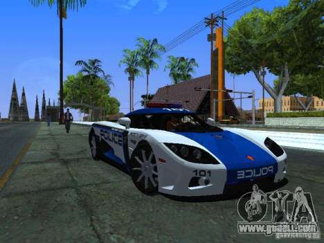 Koenigsegg CCX Police for GTA San Andreas