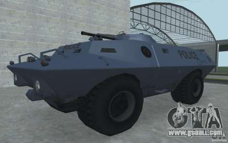 Swatvan with machine gun for GTA San Andreas