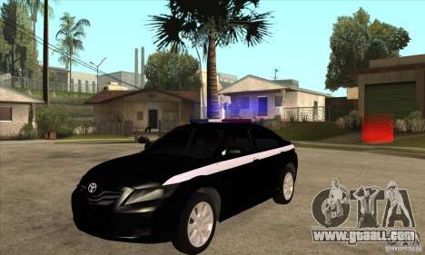 Toyota Camry 2010 SE Police RUS for GTA San Andreas