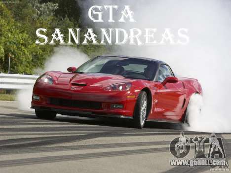 Loading Screens Chevrolet Corvette for GTA San Andreas