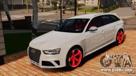 Audi RS4 Avant 2013 for GTA 4