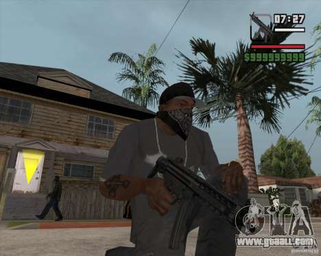 New MP5 (Submachine gun) for GTA San Andreas