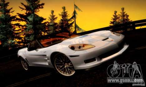 Chevrolet Corvette ZR-1 for GTA San Andreas