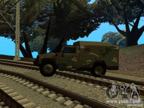 Hummer H2 Army for GTA San Andreas