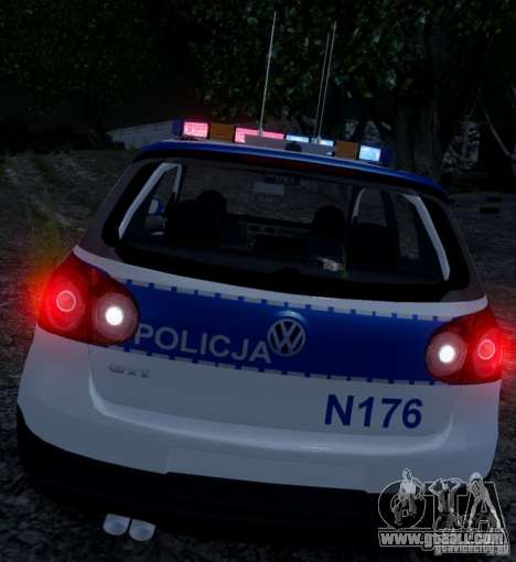 Volkswagen Golf V Polish Police for GTA 4