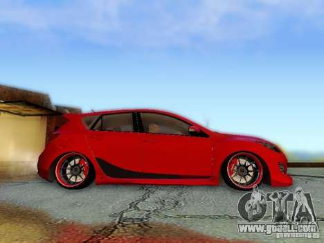 Mazda Speed 3 2010 for GTA San Andreas