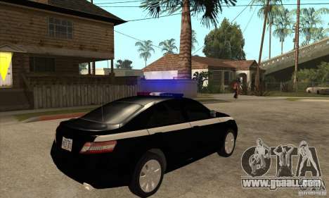 Toyota Camry 2010 SE Police RUS for GTA San Andreas