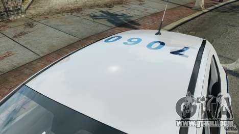 Peugeot 308 GTi 2011 Police v1.1 for GTA 4